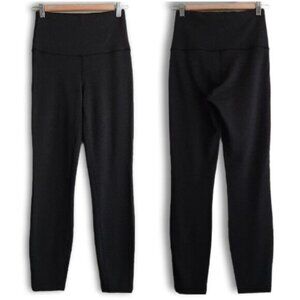 LULULEMON \ Wunder Lounge Soft Tight Hi-Rise Pant Athletic Long Legging Gray 4